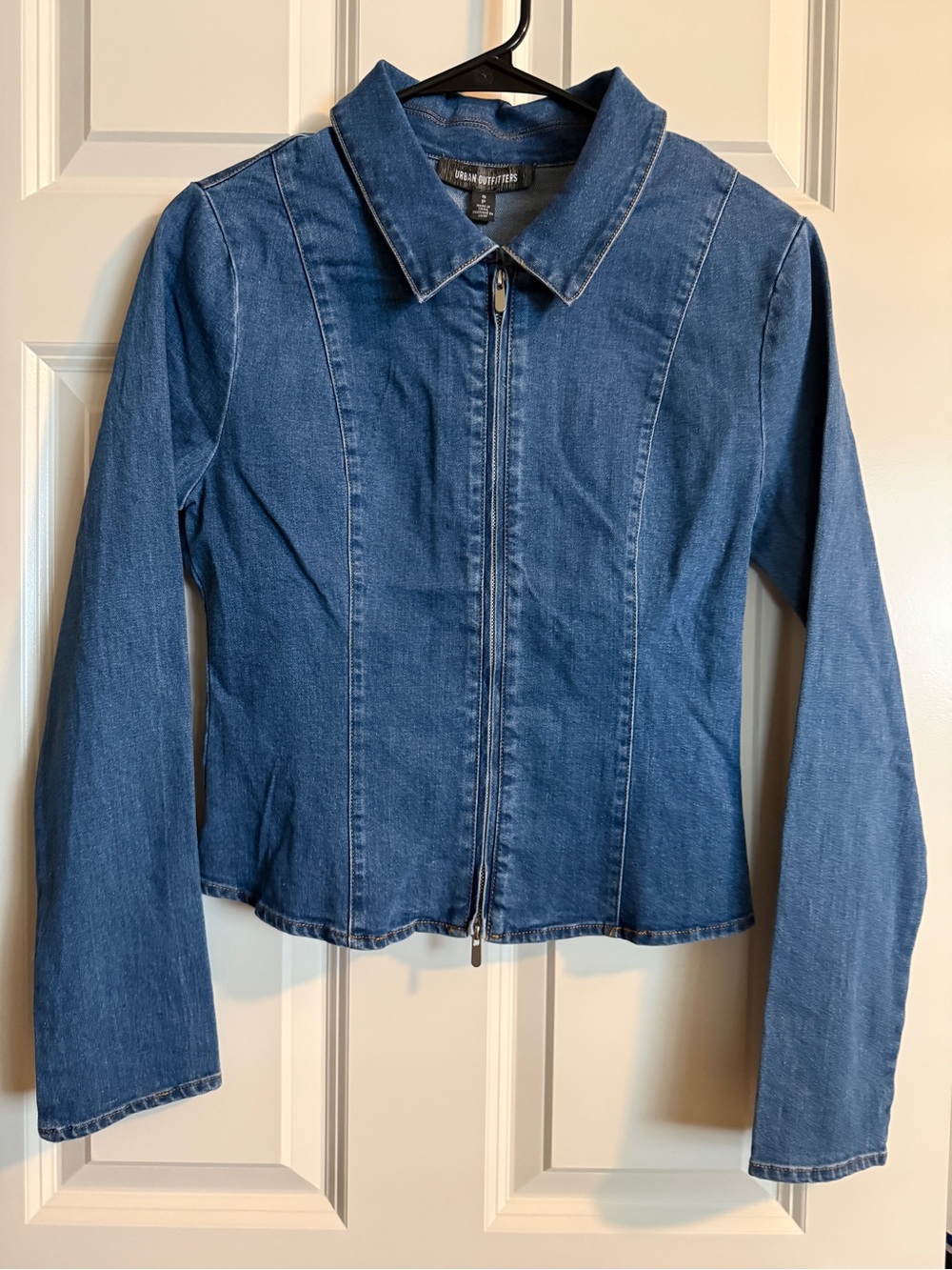 Urban Outfitters Blue Denim Zip Jacket